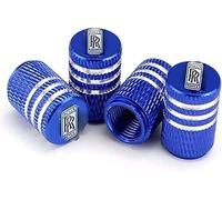 4 Pcs Tire Valve Stem Caps for Rolls Royce Wraith Dawn, Dust Proof Valve Cover Corrosion Resistant Premium Leak Proof Tyre Caps for Car,C