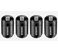 4 Pcs Tire Valve Stem Caps for Rolls Royce Wraith Dawn, Dust Proof Valve Cover Corrosion Resistant Premium Leak Proof Tyre Caps for Car,C