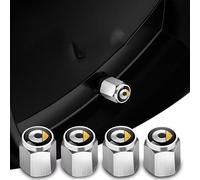 4 Pcs Tire Valve Stem Caps for Smart #3 Smart 3 2023 2024 2025, Dust Proof Valve Cover Corrosion Resistant Premium Leak Proof Tyre Caps for Car,B