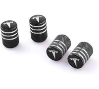 4 Pcs Tire Valve Stem Caps for Tesla Model 3 2017-2020, Dust Proof Valve Cover Corrosion Resistant Premium Leak Proof Tyre Caps for Car,C