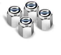 4 Pcs Tire Valve Stem Caps for Volvo V50 2004 2005 2006 2007, Dust Proof Valve Cover Corrosion Resistant Premium Leak Proof Tyre Caps for Car,B