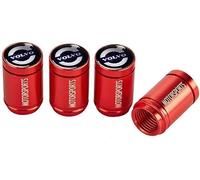 4 Pcs Tire Valve Stem Caps for Volvo V60CrossCountry, Dust Proof Valve Cover Corrosion Resistant Premium Leak-Proof Tyre Caps for Car,D