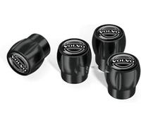 4 Pcs Tire Valve Stem Caps for Volvo V90CrossCountry 2.0 B5, Dust Proof Valve Cover Corrosion Resistant Premium Leak-Proof Tyre Caps for Car,A