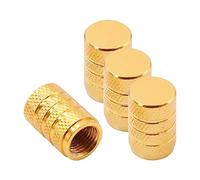 4 Pcs Tire Valve Stem Caps Tire Air Caps for Trucks Suvs Motorcycles Golden