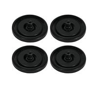4 Pcs Toilet Fill Valve Seal Replacement, Compatible with 242 Compatible, Toilet Cistern Leak-Proof Diaphragm Washer Black Cistern Float Valve for Home, Hotel, Apartment