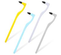 4 Pcs Tooth Stain Eraser Removers Dental Plaque Tartar Eraser Polisher Professional Dental Picks Tooth Stain Remover Tool for Teeth Whitening Polishing Adult Oral Care (4 Color)