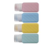 4 Pcs Travel Container Travel Bottles Toiletry Bottles Cosmetic Empty Cosmetic Bottle For Cream Conditioner