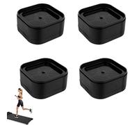 4 PCS Treadmill Incline Riser Blocks, Walking Pad Incline Enhancer, Space-Saving Home Gym Equipment, Low-Impact Joint-Friendly Exercise Support, Portable Fitness Storage Solution
