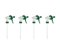 4 PCS Trigger Sprayer, Plastic Water Bottle Spray Nozzles Sprayer Tops Replacement for Cleaning Gardening and Car Wash Bottles