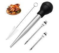 4 Pcs Turkey Baster, Professional Marinade Injection Tools for Meat Flavor Enhancement, Cooking Baster with Durable Construction for Holiday Meals and Outdoor Barbecues