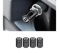 4 Pcs Tyre Valve Cap For Volvo XC90 2002-2020 2021 2022 2023 2024 2025 XC90, Tire Valve Cap With Seal Ring, Tire Valve Stem Caps, Screw-On Tyre Valve Dust Caps Leak-Proof Airtight Durable,B
