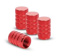 4 Pcs Tyre Valve Caps, Aluminum Car Tyre Valve Dust Caps, With sealing ring, Corrosion Resistant Universal Stem Covers for Cars, Trucks, Motorcycles, Bikes