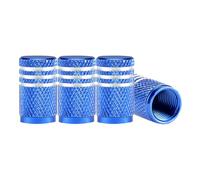 4 Pcs Tyre Valve Caps Cover For BMW 5 Series Station Wagon E34 E39 E61 F11 G31, With O-Ring Dust Seal Metal Corrosion Resistant Car Wheel Caps Accessories,C Blue