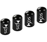 4 Pcs Tyre Valve Caps Cover For DS3/DS4/DS5/DS 7 Crossback/DS7/DS 3 Crossback, With O-Ring Dust Seal Metal Corrosion Resistant Car Wheel Caps Accessories,A Black