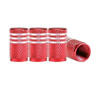 4 Pcs Tyre Valve Caps Cover For Mazda Mazda2/Mazda 3/Atenza Sport/Axela/Demio/Laputa/Spiano/Verisa, With O-Ring Dust Seal Metal Corrosion Resistant Car Wheel Caps Accessories,G Red