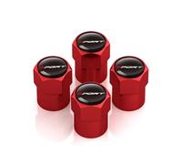 4 pcs Tyre Valve Caps for Land Rover SVR Range Rover Defender Discovery L322 L320 sport Dust Caps, Aluminium Alloy Tyre Valve Cap Corrosion Resistant,Red-1