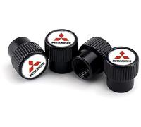 4 Pcs Tyre Valve Caps for Mitsubishi Triton L200 Spirit Lancer Pajero Mirage Ralliart, Air Leakproof Tyre Dust Caps Car Tire Valve Stem Caps Airtight Seal Tire Valve Cap Valve Covers Replacement