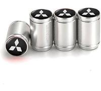 4 Pcs Tyre Valve Caps for Mitsubishi Triton L200 Spirit Lancer Pajero Mirage Ralliart, Air Leakproof Tyre Dust Caps Car Tire Valve Stem Caps Airtight Seal Tire Valve Cap Valve Covers Replacement