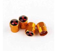 4 Pcs Tyre Valve Caps for Mitsubishi Triton L200 Spirit Lancer Pajero Mirage Ralliart, Air Leakproof Tyre Dust Caps Car Tire Valve Stem Caps Airtight Seal Tire Valve Cap Valve Covers Replacement