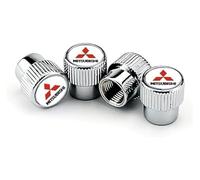4 Pcs Tyre Valve Caps for Mitsubishi Triton L200 Spirit Lancer Pajero Mirage Ralliart, Air Leakproof Tyre Dust Caps Car Tire Valve Stem Caps Airtight Seal Tire Valve Cap Valve Covers Replacement
