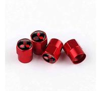 4 Pcs Tyre Valve Caps for Mitsubishi Triton L200 Spirit Lancer Pajero Mirage Ralliart, Air Leakproof Tyre Dust Caps Car Tire Valve Stem Caps Airtight Seal Tire Valve Cap Valve Covers Replacement