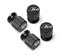 4 Pcs Tyre Valve Caps Set,for Audi A4 A3 Q7 Q5 Q3 Q2 A5 A6 A7 A8 TT Leak Proof Dust Seal Corrosion Resistant Leak-Proof Screw-On Easy Grip Car Accessories