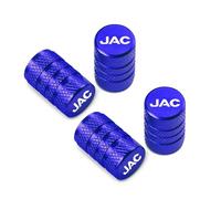 4 Pcs Tyre Valve Caps Set,for JAC Refine J3 J2 J4 J7 JS2 JS3 JS4 KR1 S2 S3 S4 S5 S7 Vapour T8 Leak Proof Dust Seal Corrosion Resistant Leak-Proof Screw-On Easy Grip Car Accessories,Blue