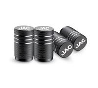 4 Pcs Tyre Valve Caps Set,for JAC Refine J3 J2 J4 J7 JS2 JS3 JS4 KR1 S2 S3 S4 S5 S7 Vapour T8 Leak Proof Dust Seal Corrosion Resistant Leak-Proof Screw-On Easy Grip Car Accessories,Black