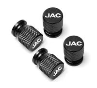 4 Pcs Tyre Valve Caps Set,for JAC Refine J3 J2 S5 A5 J5 J6 J4 Vapour S2 T8 Leak Proof Dust Seal Corrosion Resistant Leak-Proof Screw-On Easy Grip Car Accessories,Black