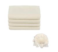 4 Pcs Ultra Fine Filter Reusable Cheese Cloth, 50×50 cm / 19.7×19.7 inch Food Grade Washable Durable Lint-Free Cotton Strainer for Cheese, Yogurt, Nut Milk, Tofu, Cold Brew Coffee, Baking and Cooking