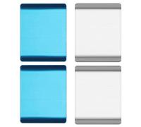 4 Pcs Under Cabinet Light Magnetic Strip, Replacement Magnetic Strips for Lights Under Cabinet Lights Magnetic Sticky for Cabinet Lights Parking Number Plate