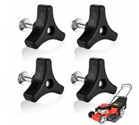 4 Pcs Universal Lawnmowers Handle Wing Nut And Bolt, Lawn Mower Handle PartsUniversal Lawnmowers Handle Wing Nut And Bolt, Accessories for Lawn Mower Power Equipment and Garden Tools.