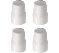 4 PCS Universal Radiator Valve Caps, Plastic Radiator Cap, Radiator Replacement Central Cover Valve, Water heater heating pipe cover, Eliminate Risk, White