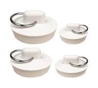 4 Pcs Universal Sink Plug, Sink Plug Replacement, Rubber Bath Plugs, Bath Plug Replacement, Kitchen Sin-k Stopper with Hanging Ring for Bathtub, Bathroom(4 Sizes)