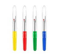 4 Pcs Unpicker Sewing Tool Seam Rippers Plastic Handle Seam Rippers Seam Separators Stitch Unpicker Sewing Accessories for Open Seams Hemming Seams (Red Yellow Blue Green)