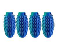 4 pcs Upgrade Little Ouchies Pain Stim Fidget - 3D Printed Spiky Sensory Toy for Anxiety Relief, Focus & Stimming - Pocket Sized Grippie Keychain for Adults, Teens & Autistic Users