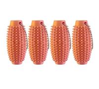 4 pcs Upgrade Little Ouchies Pain Stim Fidget - 3D Printed Spiky Sensory Toy for Anxiety Relief, Focus & Stimming - Pocket Sized Grippie Keychain for Adults, Teens & Autistic Users