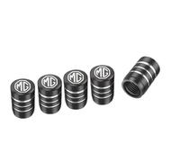 4 Pcs Valve Cap for MG5 Electric from 2022 (MG 5), Waterproof Dust Air Nozzle Cap Corrosion Resistant Strong Sealing Sturdy Durable Tyre Valve Cover,Black