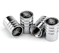 4 Pcs Valve Caps Car Tire for Rolls-Royce Spectre, Dust Leak Proof tire Wheel Valve Dust Caps Anti-corrosion Car Accessories,A