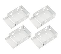 4 Pcs Venetian Blind Fittings, Window Profile Box Mounting Brackets, Roller Blind Repair Kit, White