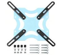 4 PCS VESA Mount Adapter Kit - TV Wall Mount Extension Brackets with Hardware, Converts 100x100/200x200mm to 200x400/300x300/400x400mm VESA, Steel Adapter Plate for 32-55 Inch LCD LED TV Screens
