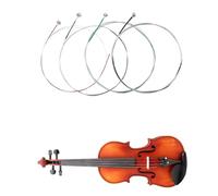 4 Pcs Violin Strings, 4/4 Universal Complete Set (E/A/D/G) Violin Universal String Steel Core Violin String for Instruments Strings 1/2, 1/4.3/4, 4/4 Violin