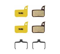 4 Pcs WAG Brake Pads SRAM RED 22 Organic Mix - 1 Compatible Set