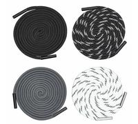4 Pcs Waist Drawstring Cord, Extra Long Trouser Drawstring Cord, 162cm Long Encrypted Cotton Ropes with Metal Tips, Ideal for Hoodies Sweatpants Jackets Bags, 4 Colors for All Your Fashion DIY Needs