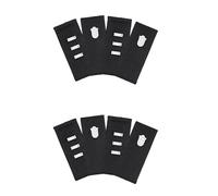 4 Pcs Waist Extender for Trousers,Black No Sew Trouser Extenders Button Waist Extender for Jeans Trousers Men Waistband Stretcher,with Metal Hook Adjustable Elastic for Men Women Pants Jean Skirts