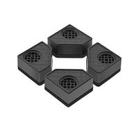 4 Pcs Washing Machine Feet Pads, Rubber Silent Non-Slip Mats Shock and Noise Cancelling Anti-Vibration Mat for Washing Machine Dryers Refrigerators (High 4.5cm)
