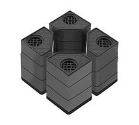 4 Pcs Washing Machine Feet Pads, Rubber Silent Non-Slip Mats Shock and Noise Cancelling Anti-Vibration Mat for Washing Machine Dryers Refrigerators (High 11.5cm)