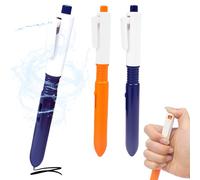 4 PCS Water Gun Pen, 2 In 1 Prank Squirt Pen, Funny Water Spray Pens Prank, Refilling Retractable Magic Writable Waters Spray Toy For Boys Girl (4)