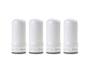 4 Pcs Water Tap Inner Ceramic Cartridge Filter Faucet Water Purifier Dechlorination Filter for Kitchen Water Faucet Filter Purifier Replacement Bathroom Kitchen Sink Removal Tool