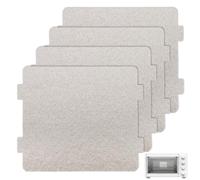 4 PCS Waveguide Cover, Universal Mica Sheet Microwave Wave Guide Cover Replacement Free Cutting According to The Required Size for Universal Microwave Oven Repairing Part, 120X100mm